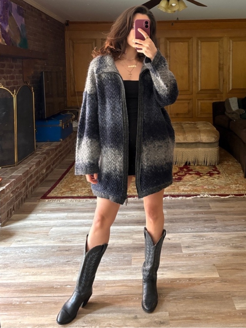 Mohair Wool Blend Sweater